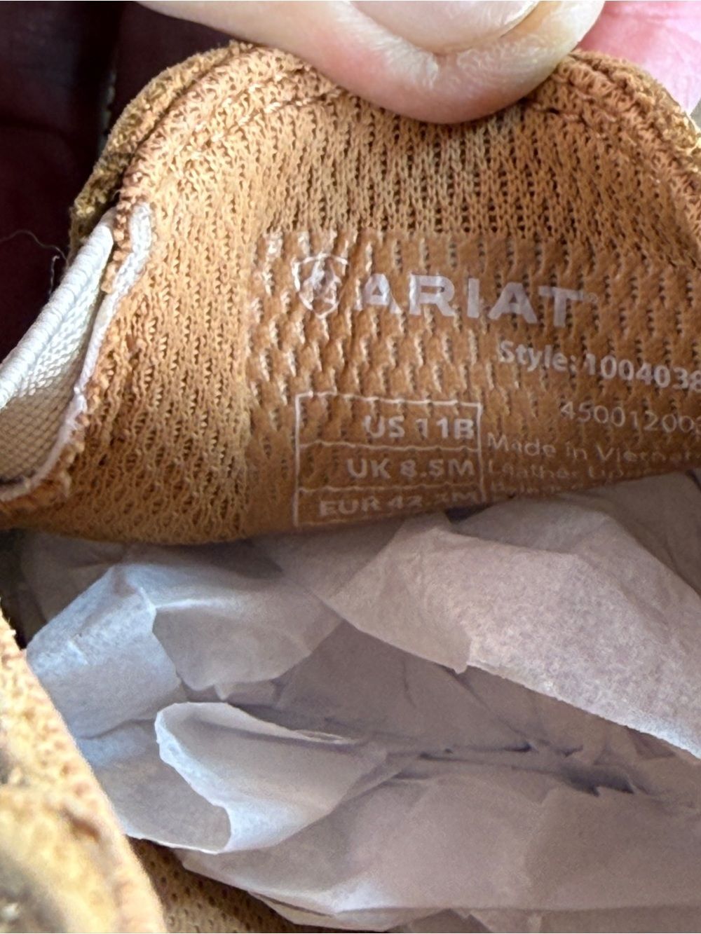ARIAT®  |  WOMENS  |  LEATHER SLIP ON  |  NEW  | - Picture 3 of 10